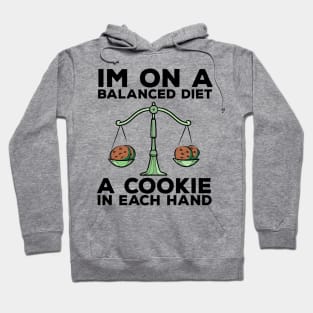 Funny Diet Cookies Meme Weightloss Gym Workout Fitness Gift Hoodie